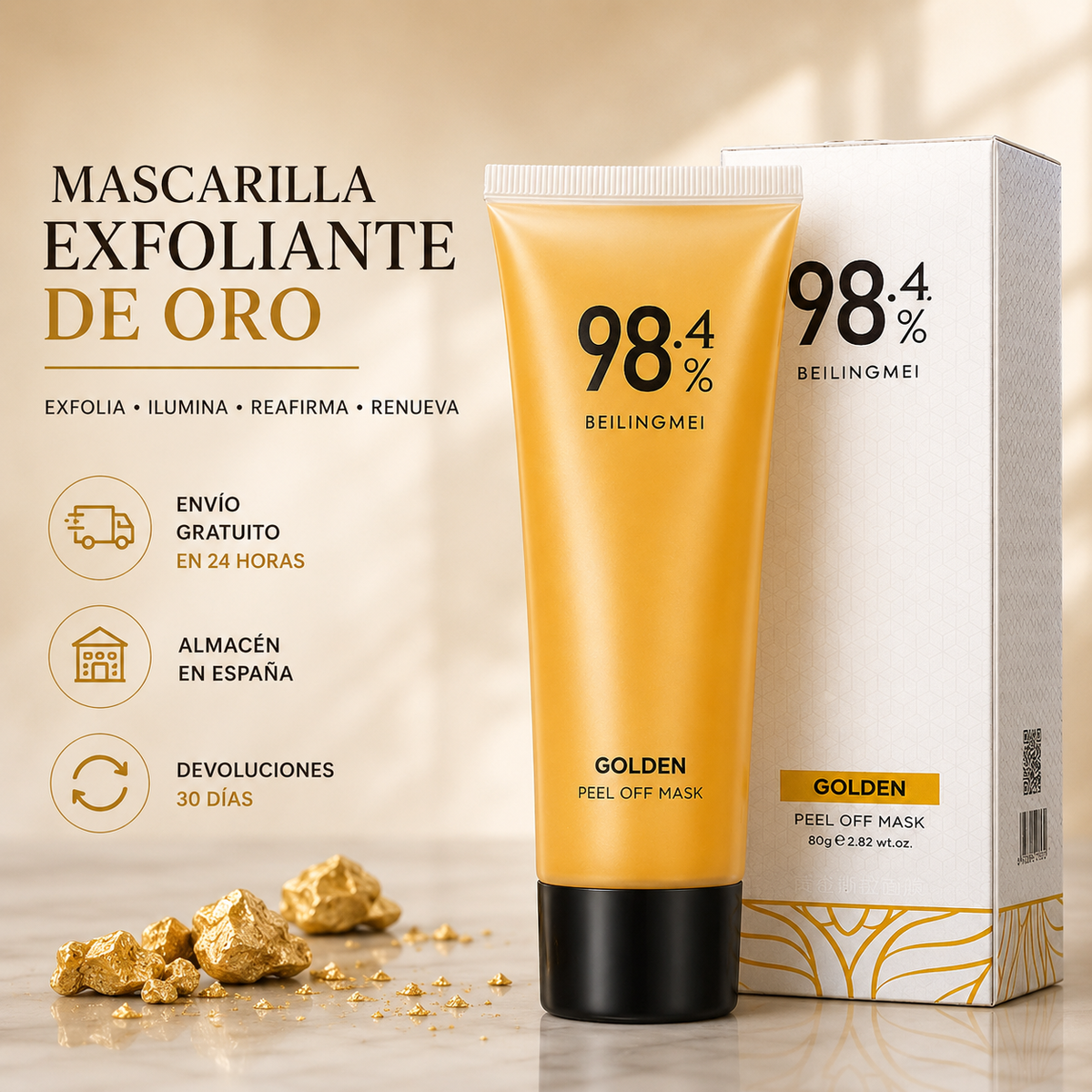 💥2X1💥- Mascarilla exfoliante de oro